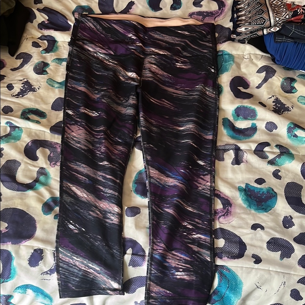 Stylish Purple and Black Track Pants